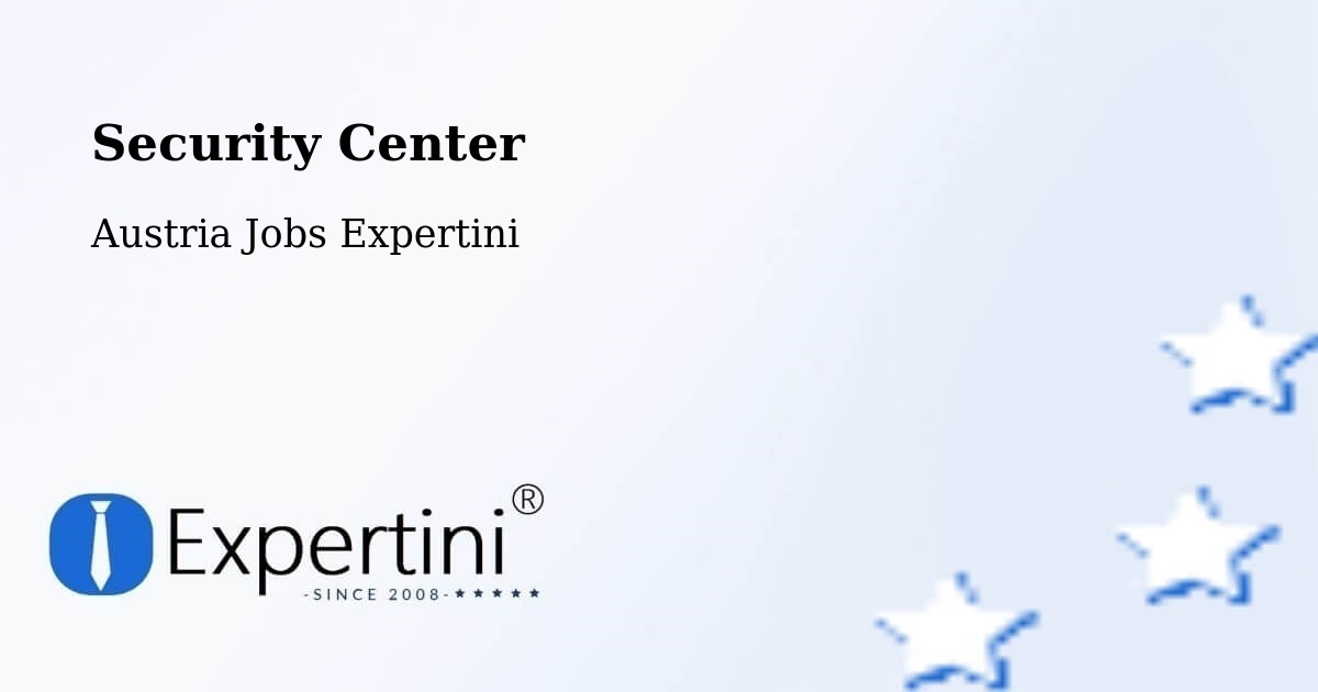 Security Center - Austria Jobs Expertini